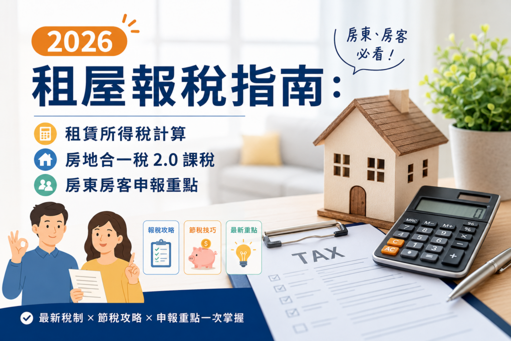 2026 租屋報稅,房東房客稅務解析